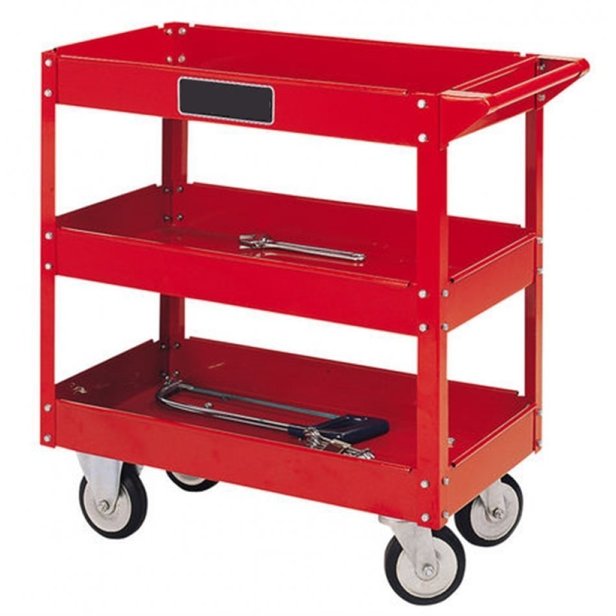 Supporting image for 3 Tier PPE Janitorial Trolley