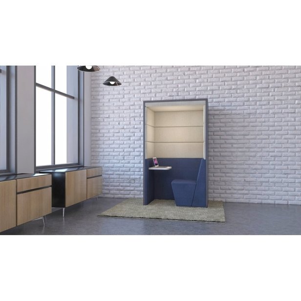 Supporting image for Confer 1 Seater Booth - Flat roof
