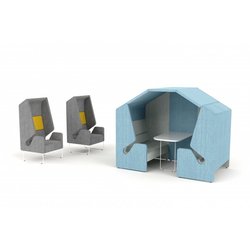 Supporting image for Convey 2 Seater Booth with Roof
