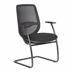 Supporting image for YBVEX30 - Breathe Chair - Meeting Chair with lumbar Pad and Arms