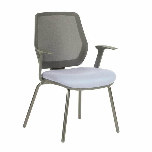 Supporting image for YBV40A - Breathe Chair - 4 Legged Meeting Chair with arms