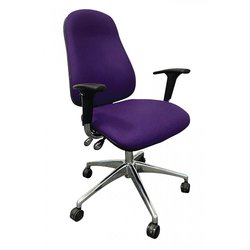 Supporting image for Comfort Chair - Chrome + Adjustable Arms
