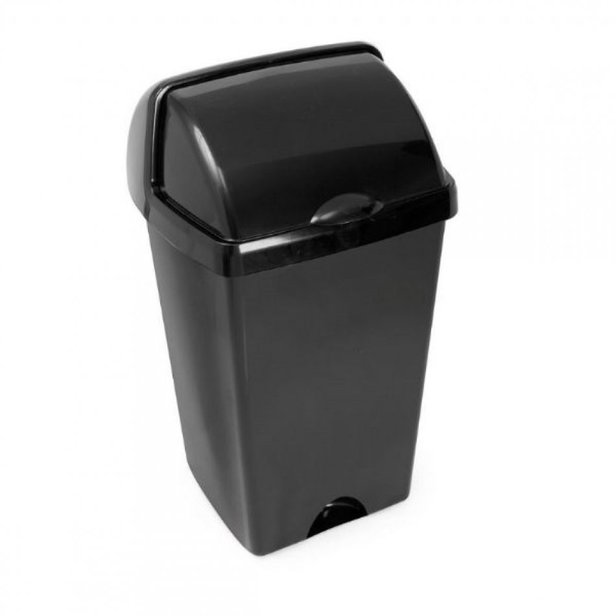 Supporting image for 50L Roll Top Bin - Black