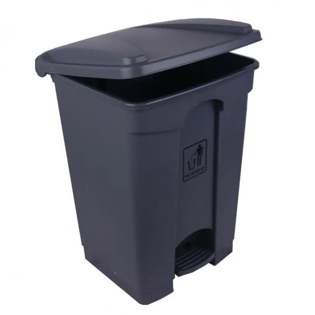 Supporting image for Heavy Duty 45 Litre Pedal Operated Bin Grey