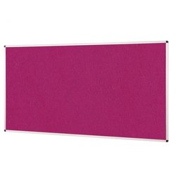 Supporting image for Y31008 - Colourtone Vibrant Felt Noticeboards W1800 x H1200mm