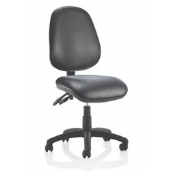 Supporting image for Merlin High Back Operator Chair - Bonded Leather - Wipe Clean