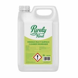 Supporting image for Purely Kind Orange Multi Surface Cleaner Degreaser 5L Concen