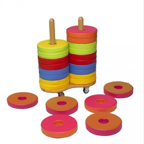 Supporting image for 24 Donut Cushions and Trolley