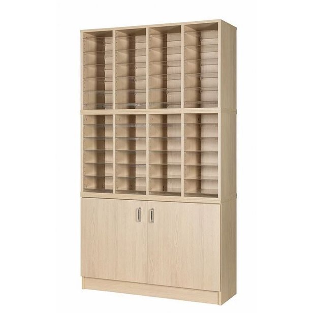 Supporting image for 48 Pigeon hole storage with cupboard
