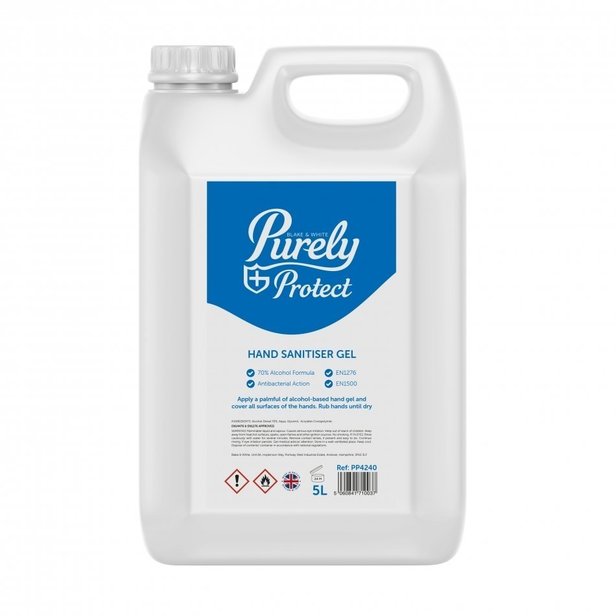 Supporting image for Purely Protect Hand Sanitiser 70% Alcohol 5L - 4 Pack