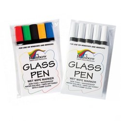 Supporting image for Glass Board Drywipe Pens - Pack 5