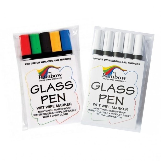 Supporting image for Glass Board Drywipe Pens - Pack 5