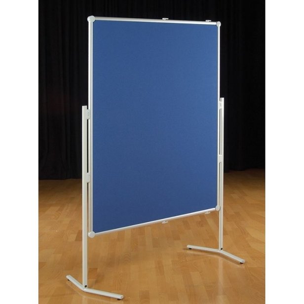 Supporting image for Y082000 - Combi Mobile Noticeboard - W700 - Blue