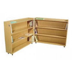 Supporting image for Mobile Hinged Double Leaf Bookcase