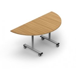 Supporting image for Semi circular flip-flop table - 1000mm
