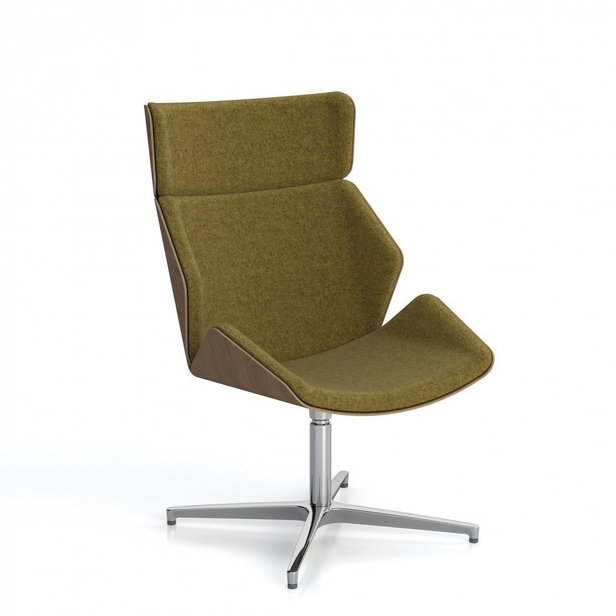 Supporting image for Sydney High Back Chair - With 4 Star Base