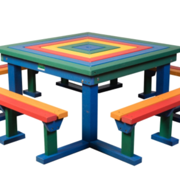Supporting image for Multi-Colour Outdoor Bench
