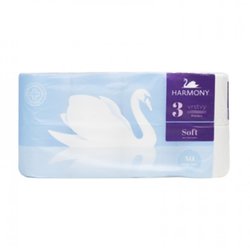Supporting image for Harmony Soft Luxury 3Ply Toilet Roll - 56 Rolls