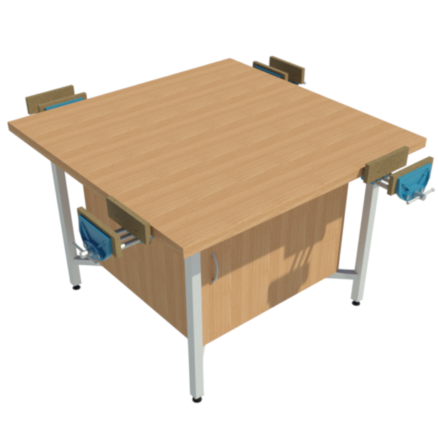 Supporting image for School Work Benches - Metal Frame