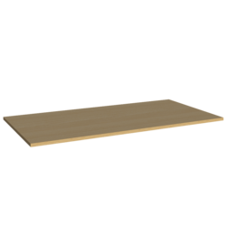 Supporting image for 1100 x 550 Rectangular Table Top Only - Rounded MDF Edge