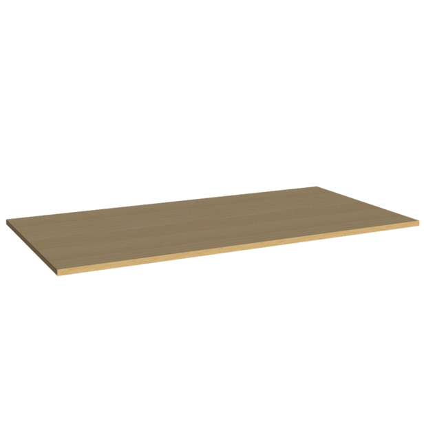 Supporting image for 1100 x 550 Rectangular Table Top Only - Rounded MDF Edge