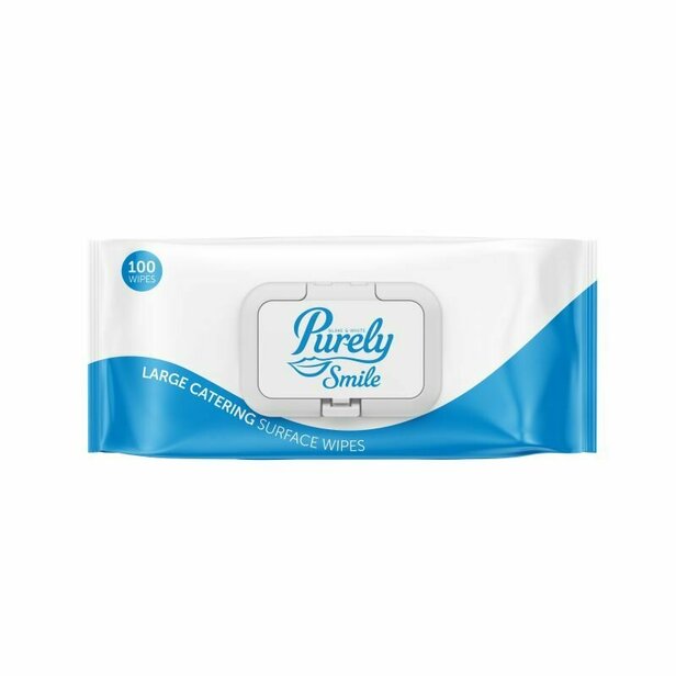 Supporting image for Purely Smile Large Catering Surface Wipes Pack of 100