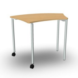 Supporting image for VS Shift+ Base Student's Table - Concave