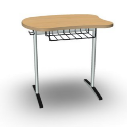 Supporting image for VS Uno Bean Steel Skid Table