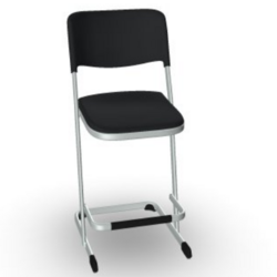 Supporting image for VS LuPo Stool With Back Rest 