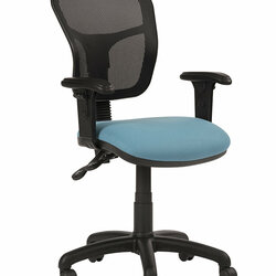 Supporting image for Merlin Mesh Chair with Adjustable Arms