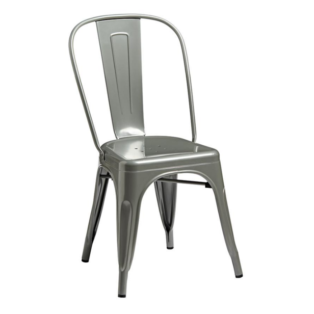 Supporting image for Gun Metal Side Chair