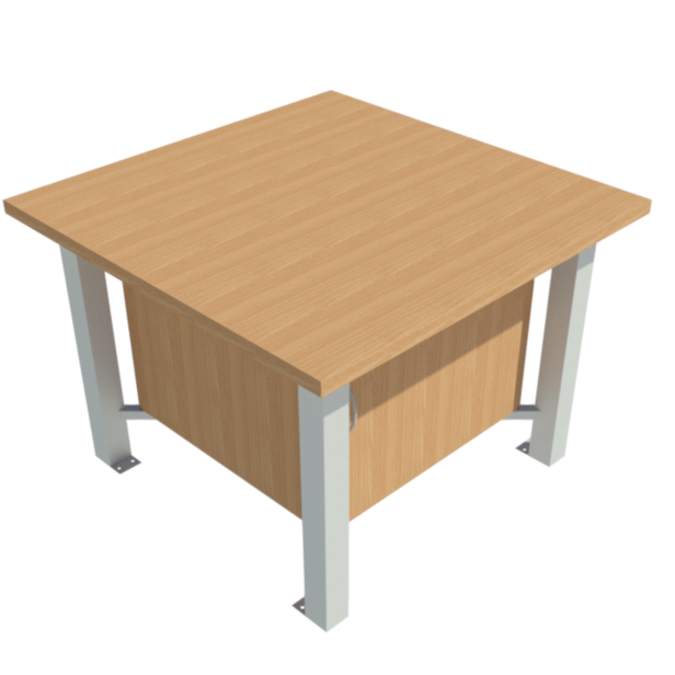 Supporting image for Construction Work Bench - Metal Frame - Flush - With Cupboard
