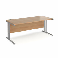 Supporting image for Springfield Essentials Straight Cantilever Desk - 1800mm x 600mm