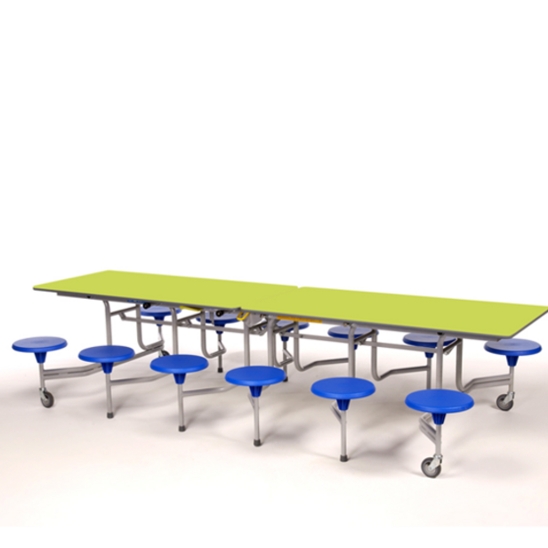 Supporting image for Y3601261 - Folding Rectangular Table with 12 Stools - H610