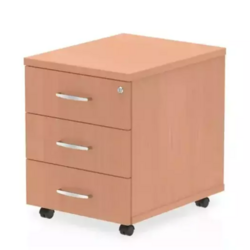 Supporting image for YSPSEDPM3 - Springfield Essentials - Mobile Desk Pedestal - 3 Drawers