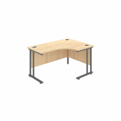 Supporting image for Y705441 - Wilmington Twin Cantilever - Crescent Combi Workstations 600mm End - W1400mm