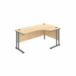 Supporting image for Y705442 - Wilmington Twin Cantilever - Crescent Combi Workstations 600mm End - W1600mm