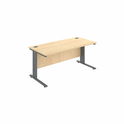 Supporting image for Y705464 - Wilmington Rectangular - Executive Wire Managed Desk - D800 x W1600mm