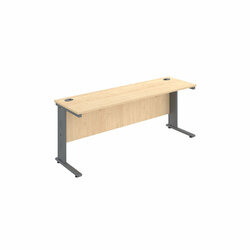 Supporting image for Y705475 - Wilmington Rectangular - Executive Wire Managed Desk - D600 x W1800mm