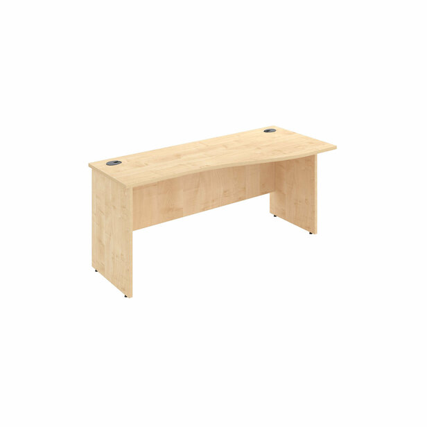 Supporting image for Y705573 - Wilmington Panel Leg Wave Desk - W1600mm