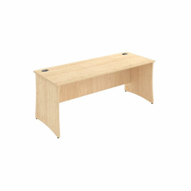 Supporting image for Y705585 - Wilmington Rectangular Desk - Executive Panel Leg D800 x W1800mm