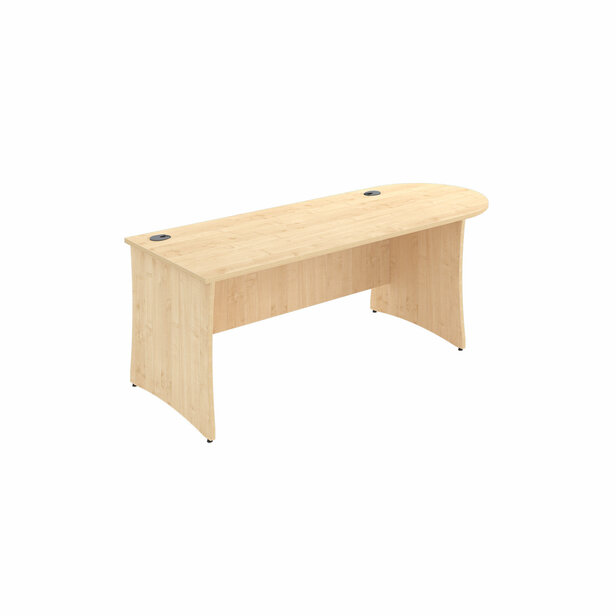 Supporting image for Y705601 - Wilmington Executive Panel Leg D Ended Desk - W2000mm