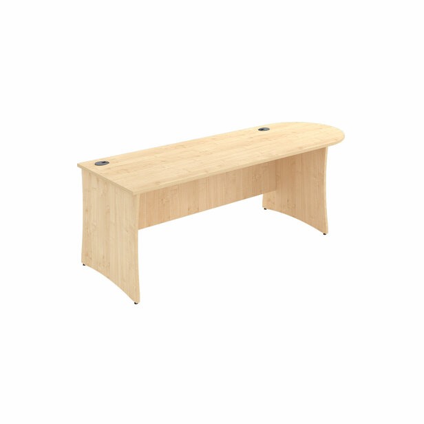 Supporting image for Y705602 - Wilmington Executive Panel Leg D Ended Desk - W2200mm