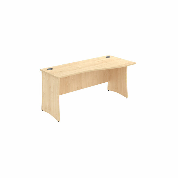 Supporting image for Y705628 - Wilmington Executive Panel Leg Wave Desk - W1600mm