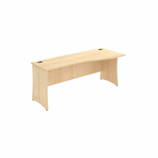 Supporting image for Y705629 - Wilmington Executive Panel Leg Wave Desk - W1800mm