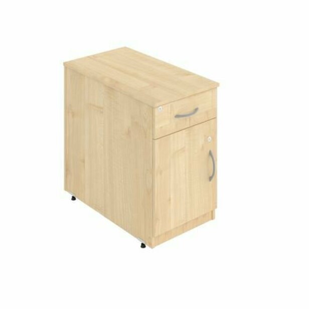 Supporting image for Y705848 - Wilmington Storage - Desk High Pedestal - Designed for D600mm Desk - Drawer & Cupboard