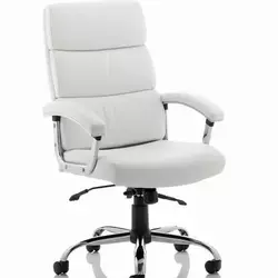 Supporting image for YPR1094 - Springfield Essentials - White Leather Chair - High Back