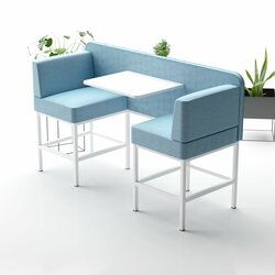 Supporting image for Verve High Stool Face To Face - Two Seater