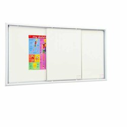 Supporting image for Sliding Whiteboard System - 2 Boards (1 Sliding board)