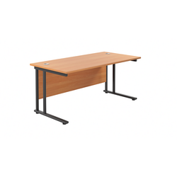 Supporting image for Springfield Essentials 800 x 600 Upright Rectangular Desk